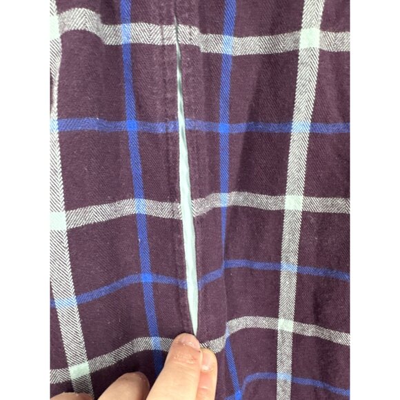 Duluth Trading Co Women's Long Sleeve Free Swingin' Flannel Shirt  Size L - Picture 6 of 11
